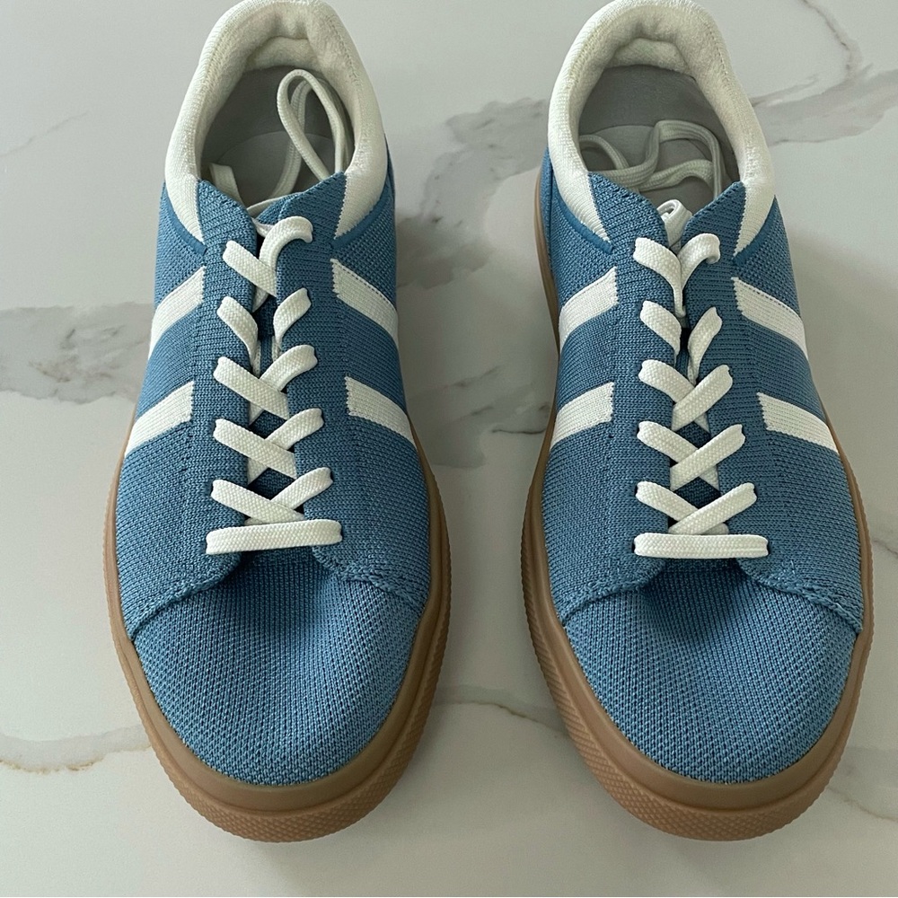 Rothy's the Women's RS02 Sneaker in Blue Blitz, Size 9.5